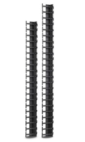 APC AR7722 chemin de câble Support de câble droit Noir