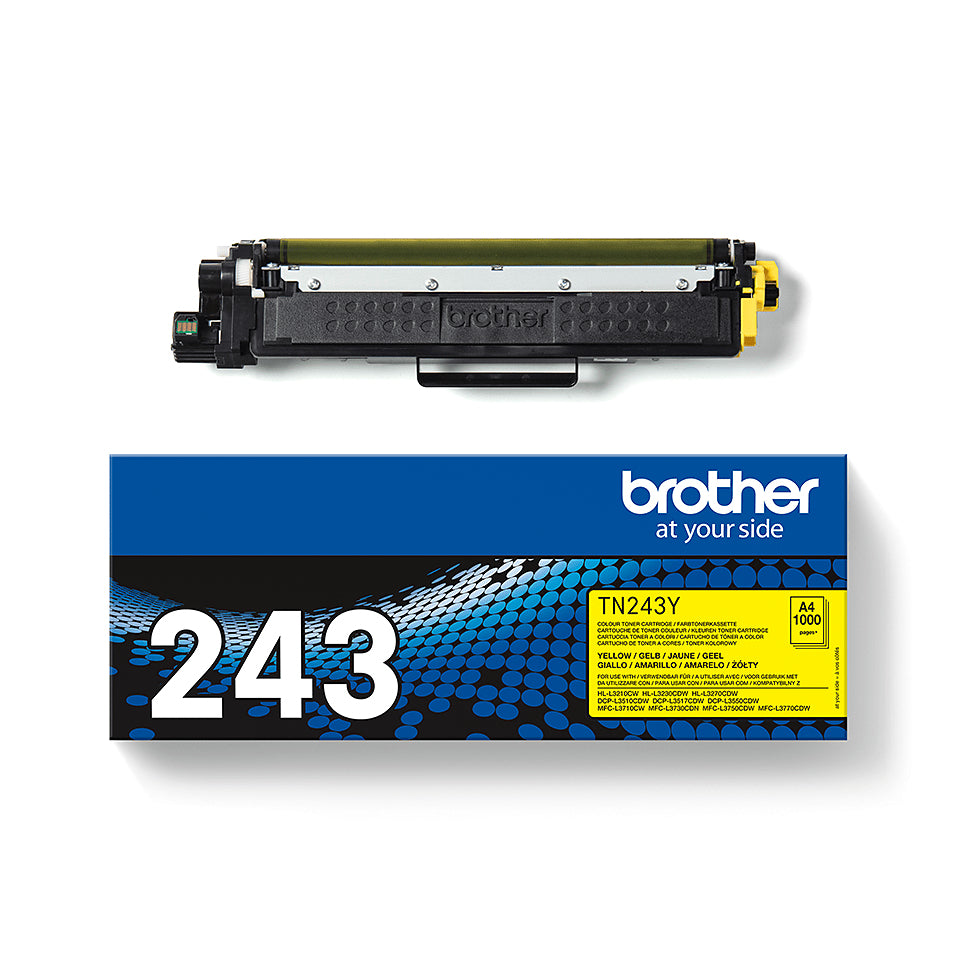 Brother TN-243Y cartucho de tóner 1 pieza(s) Original Amarillo (5)