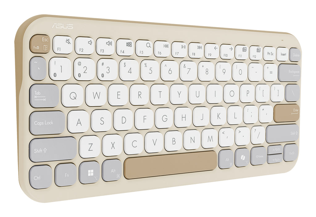 ASUS KW100 KEYBOARD/BG/UI/80 teclado Universal Bluetooth Beige (8)