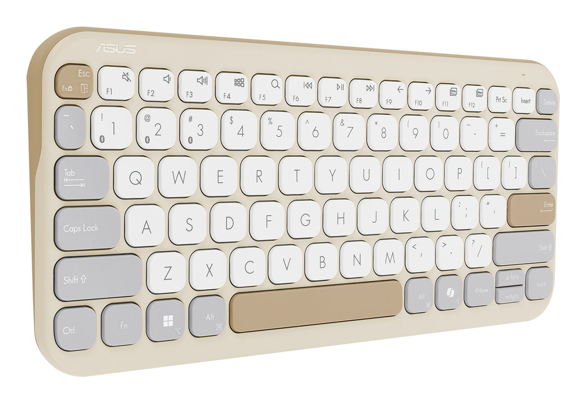 ASUS KW100 KEYBOARD/BG/UI/80 teclado Universal Bluetooth Beige (8)