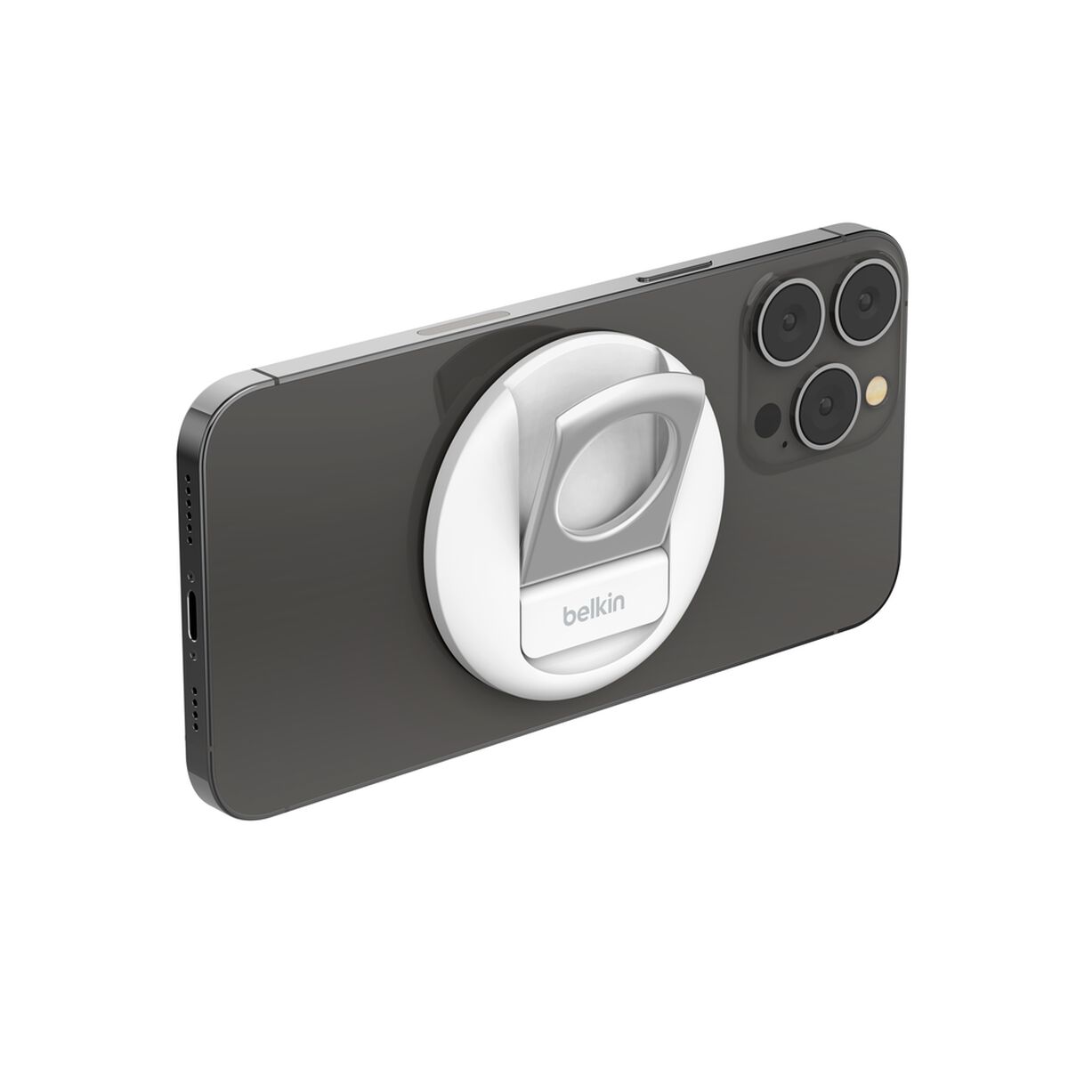 Montaje magnético para teléfono móvil - compatible con MagSafe, para notebooks de Mac - blanco - para Apple iPhone 12, 13, 14, 16; MacBook Air; MacBook Pro