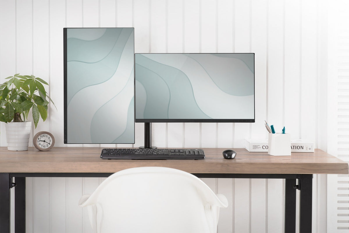 Digitus Support double écran universel avec fixation par serrage (4)