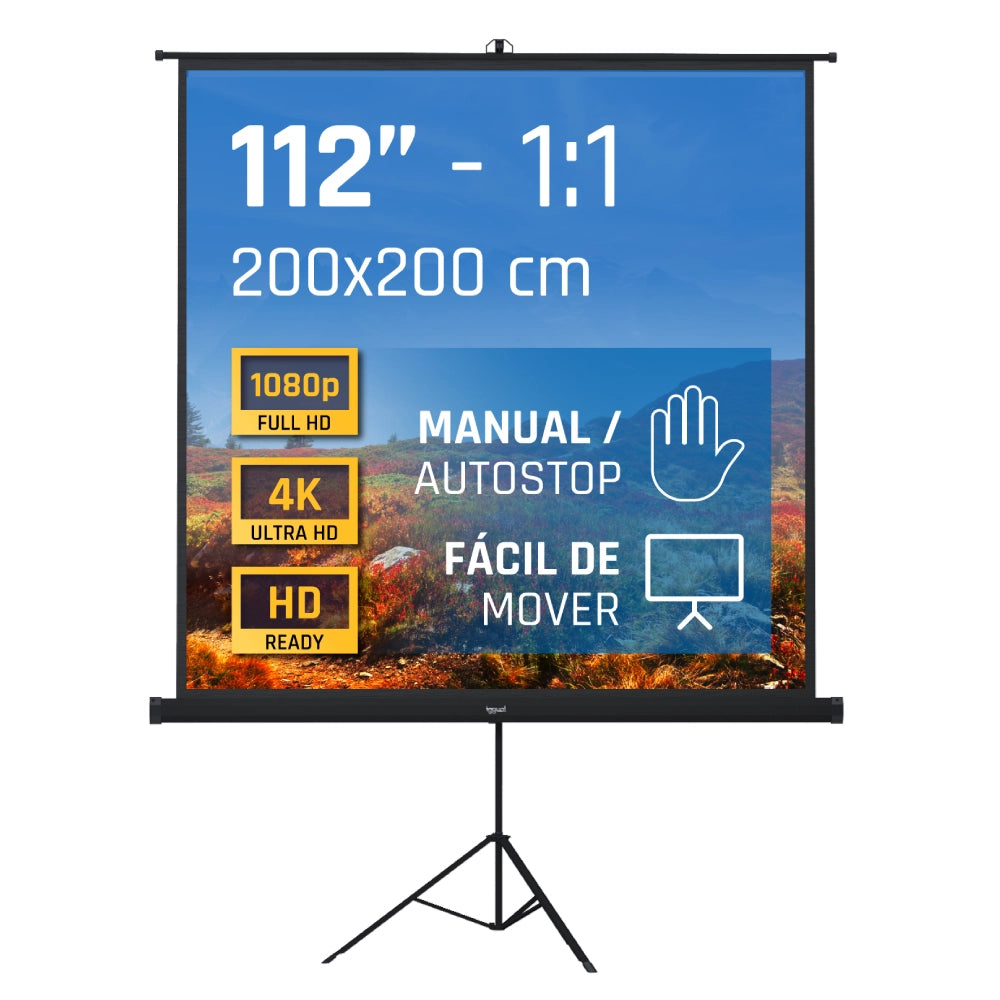 iggual PSITS200 pantalla de proyección 2,82 m (111") 1:1