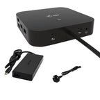 i-tec C31HDMIDPDOCKPD100UK base para portátil y replicador de puertos Alámbrico USB 3.2 Gen 1 (3.1 Gen 1) Type-C Negro