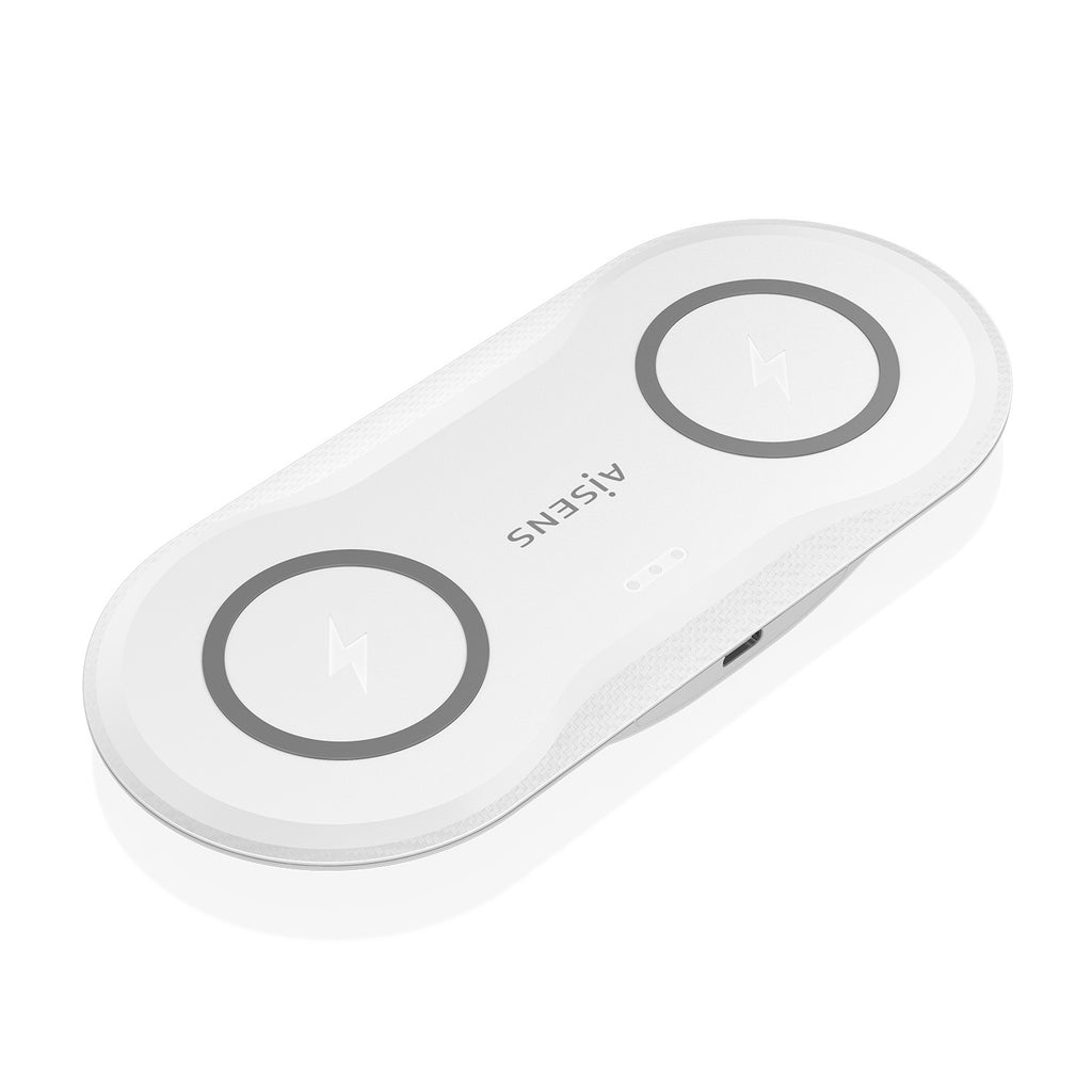 AISENS ASCH-15W2WC059-W cargador de dispositivo móvil Auriculares, Smartphone Cargador inalámbrico Interior (4)