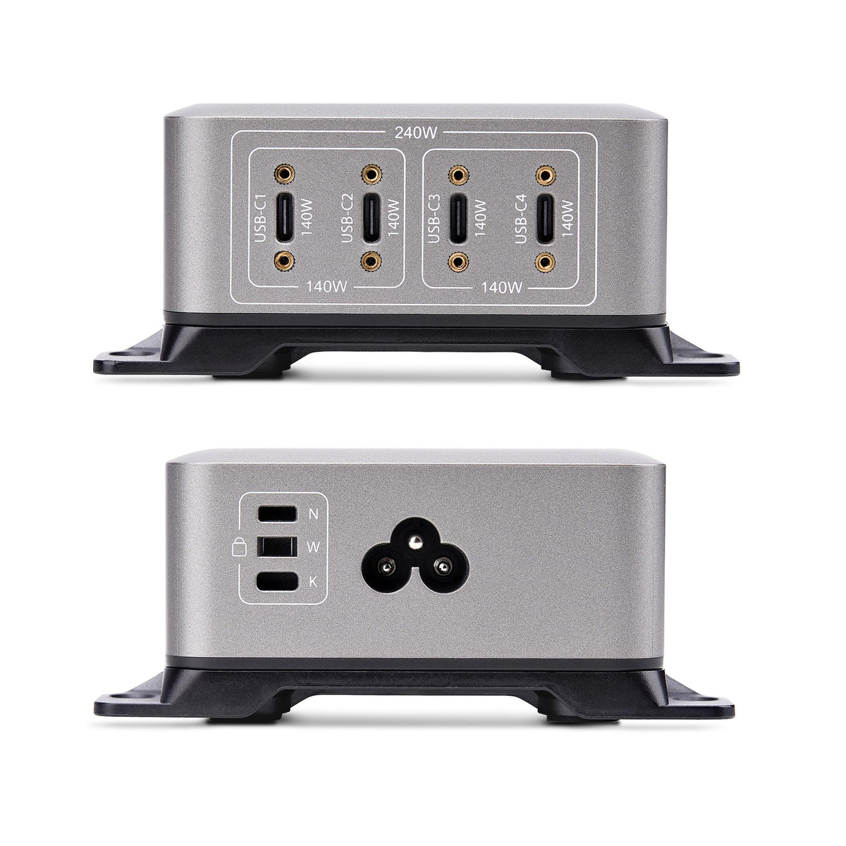 StarTech.com 424DUK-USB-C-CHARGER cargador de dispositivo móvil Universal Gris