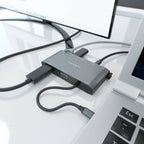 AISENS ASUC-8P010-GR base para portátil y replicador de puertos Alámbrico USB 3.2 Gen 1 (3.1 Gen 1) Type-C (7)