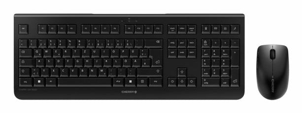 CHERRY DW 3000 teclado Ratón incluido Hogar / Oficina RF inalámbrico QWERTY Italiano Negro