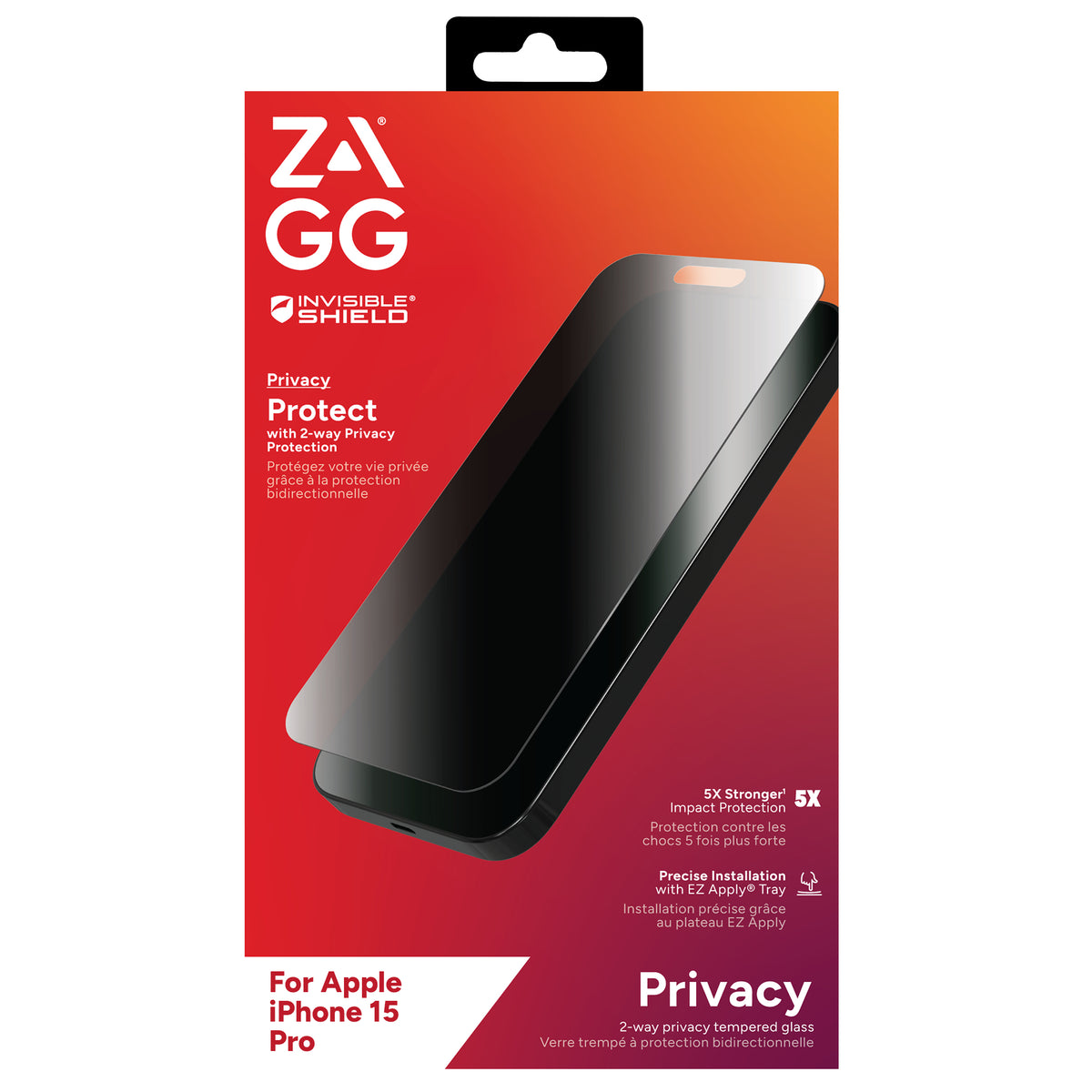 ZAGG Glass Elite Privacy Protector de pantalla Apple 1 pieza(s) (5)