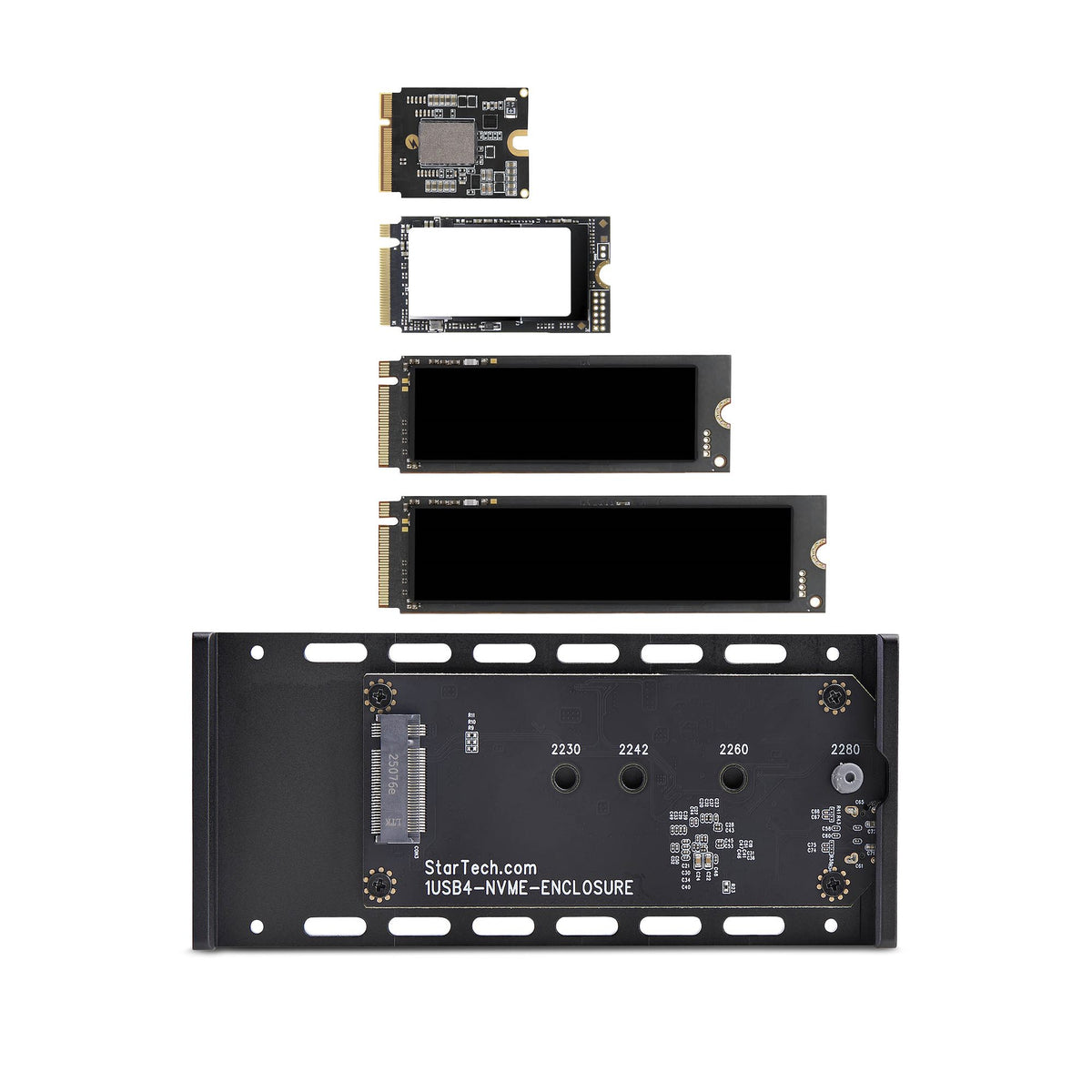 StarTech.com 1USB4-NVME-ENCLOSURE caja para disco duro externo Caja externa