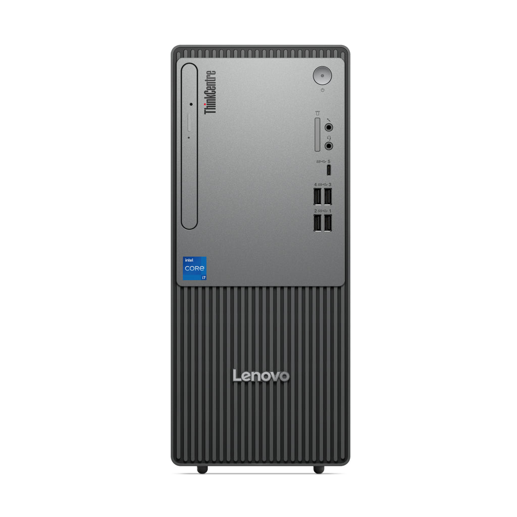 Lenovo ThinkCentre neo 50t Gen 5 Intel® Core™ i3 i3-14100 8 GB DDR5-SDRAM 512 GB SSD Windows 11 Pro Torre PC Negro, Gris (2)