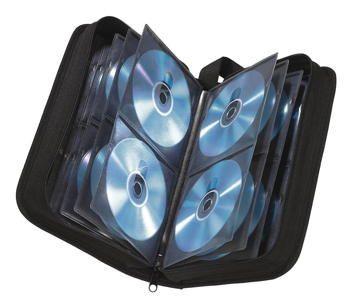 Hama 00011616 funda para discos ópticos 64 discos Negro (2)