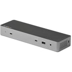 StarTech.com TB3CDK2DHUE base para portátil y replicador de puertos Alámbrico Negro, Gris