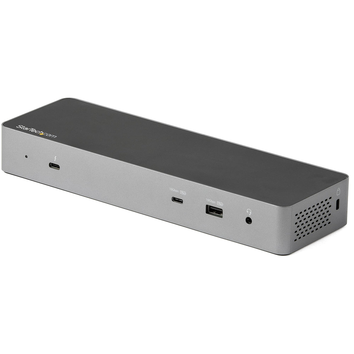 StarTech.com TB3CDK2DHUE base para portátil y replicador de puertos Alámbrico Negro, Gris