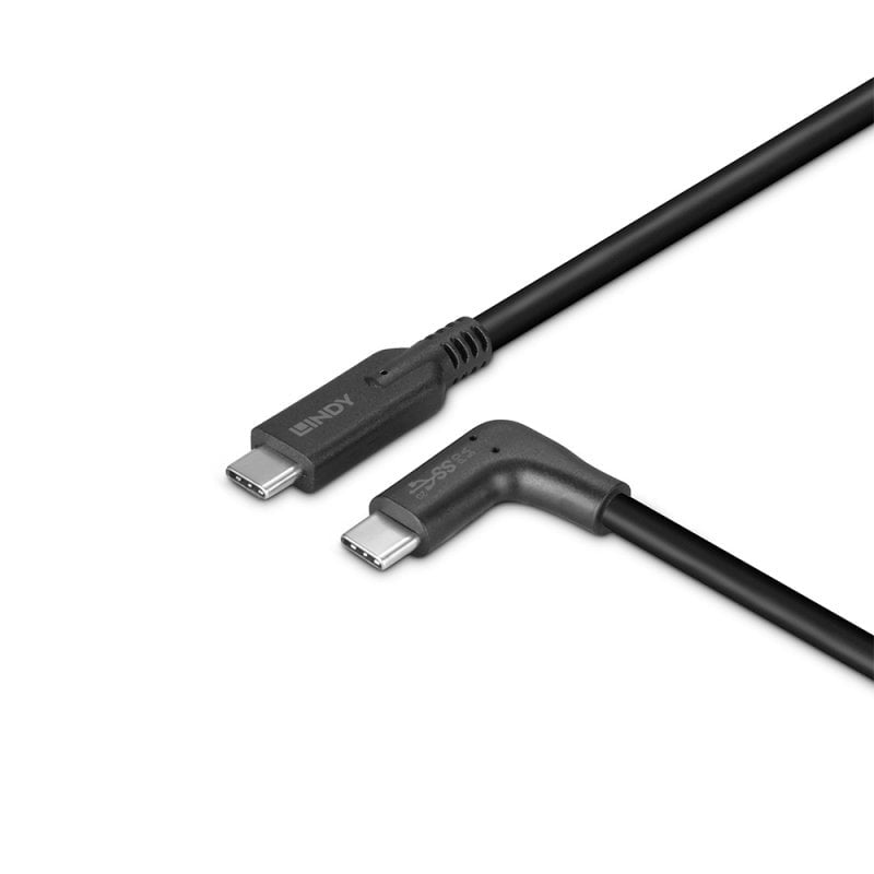 Lindy 32017 cable USB USB 3.2 Gen 2 (3.1 Gen 2) 0,5 m USB C 10 Gbit/s 60 W Negro (6)