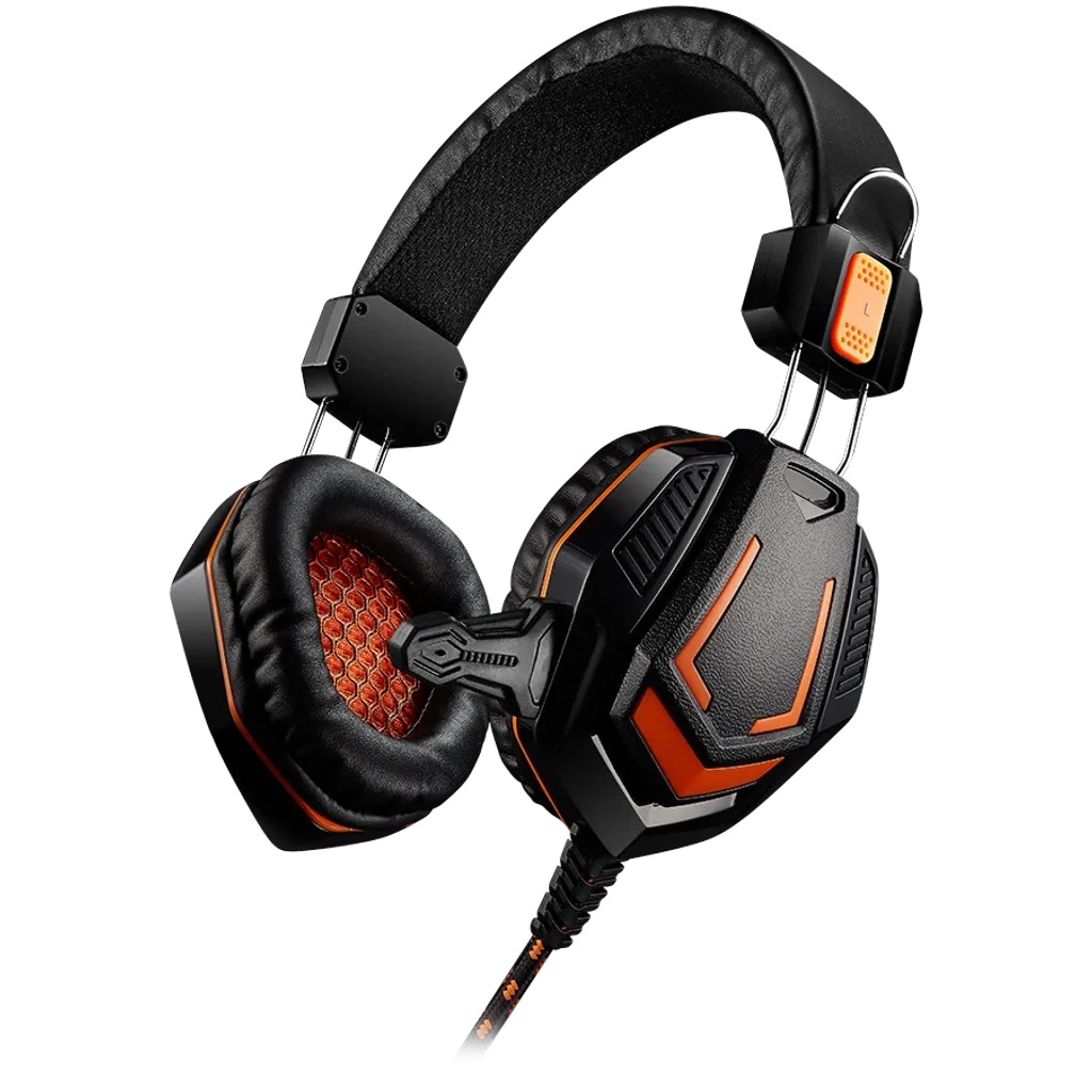 Canyon Auriculares Gaming multiplataforma Con cable De diadema Negro, Naranja