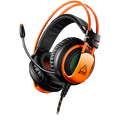 Canyon Corax Auriculares Con cable De diadema Gaming USB Tipo A Negro, Naranja