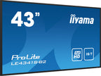 iiyama PROLITE LE4341S-B2 Pantalla plana para señalización digital 108 cm (42.5") LCD 350 cd / m² Full HD Negro 18/7 (2)