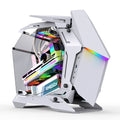 Jonsbo MOD-3 caja mini Micro-ATX de exhibición blanca con cristal templado
