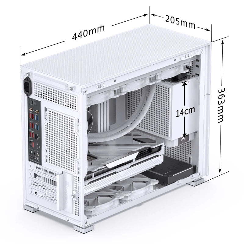 Jonsbo D31 STD Midi Tower Blanco (D31 STD WHITE)