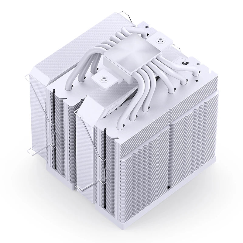 Jonsbo HX6280 refrigerador de aire para CPU de doble torre RGB blanco - 130mm