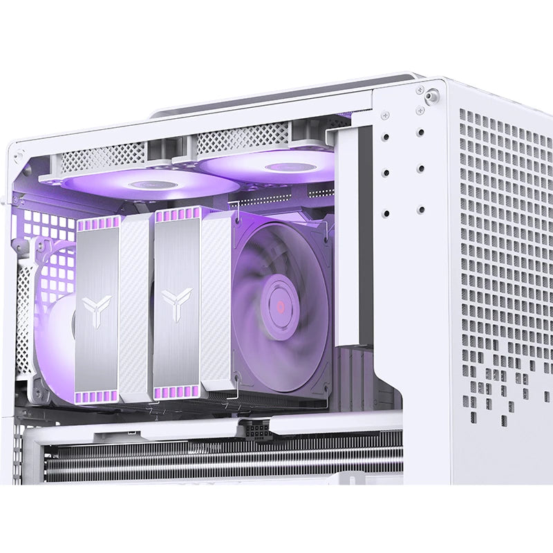 Jonsbo HX6280 refrigerador de aire para CPU de doble torre RGB blanco - 130mm