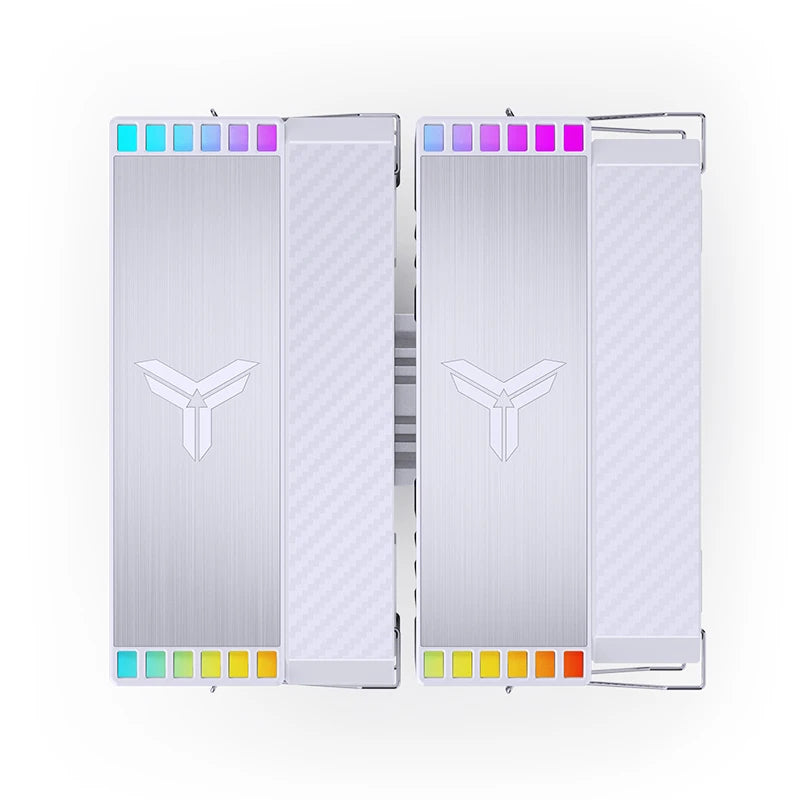 Jonsbo HX6280 refrigerador de aire para CPU de doble torre RGB blanco - 130mm