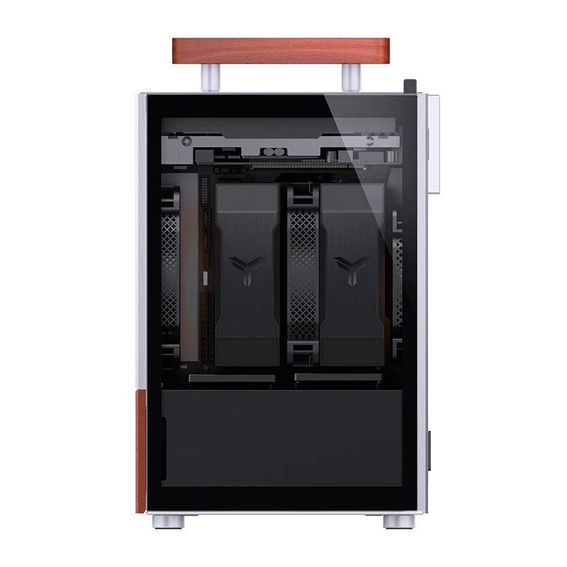 Jonsbo T6 Midi Tower Madera, Plata