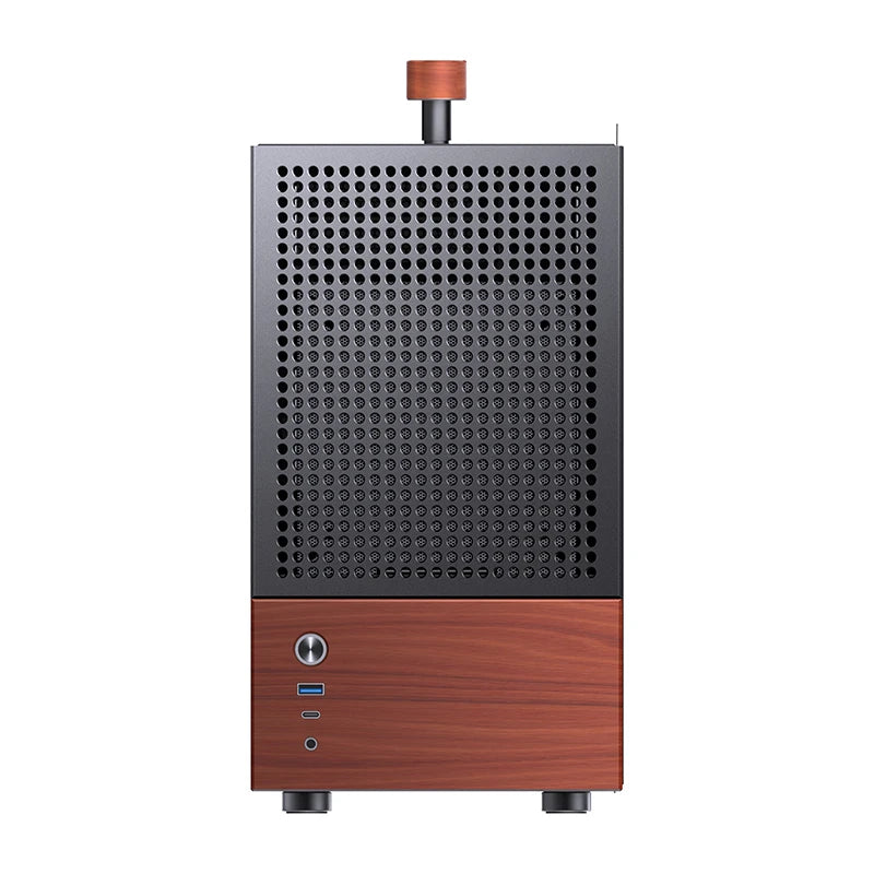 Jonsbo T6 Midi Tower Negro, Madera