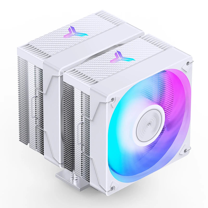 Jonsbo CR-3000E Refrigerador de Aire para CPU de Doble Torre RGB Blanco 260w TDP