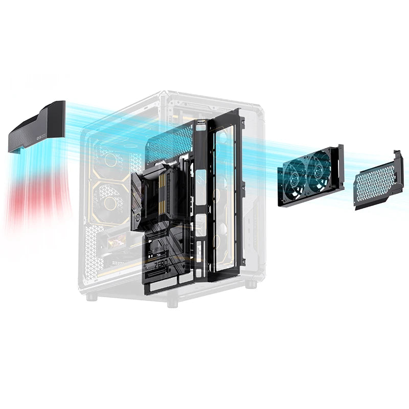 Jonsbo X400 Gray Tower Negro