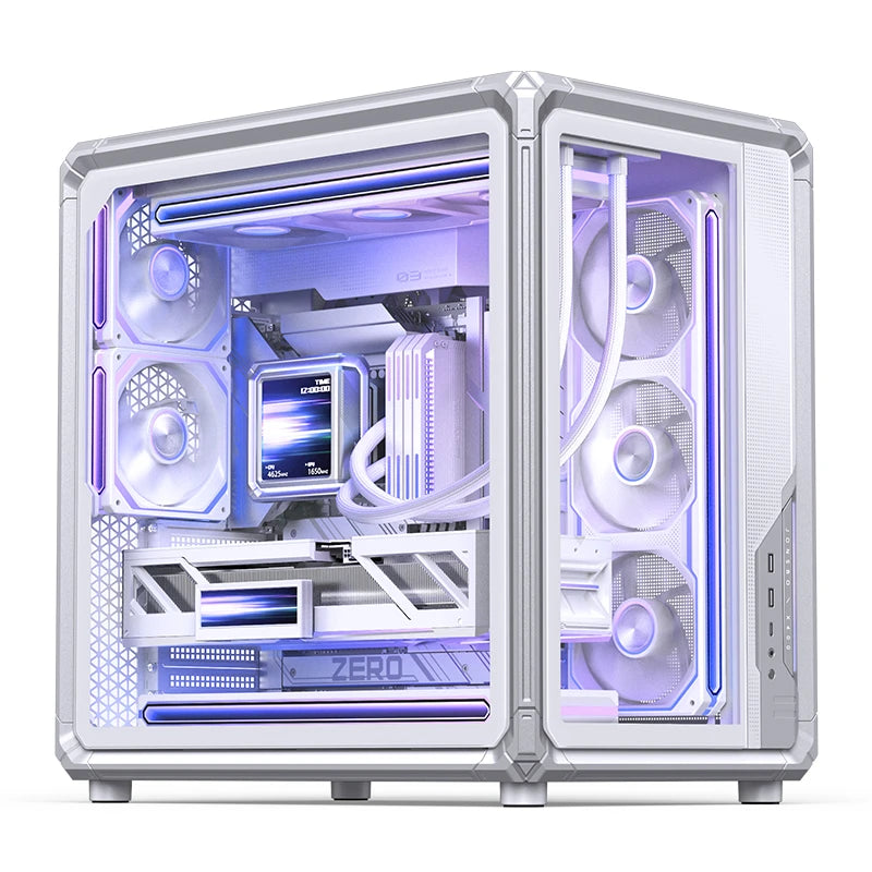 Jonsbo X400 caja ATX de torre media con cristal templado - Blanco