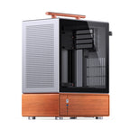Jonsbo T7 Mid Tower mATX cristal templado - Plata