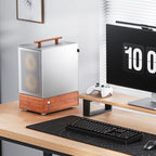 Jonsbo T7 Mid Tower mATX cristal templado - Plata