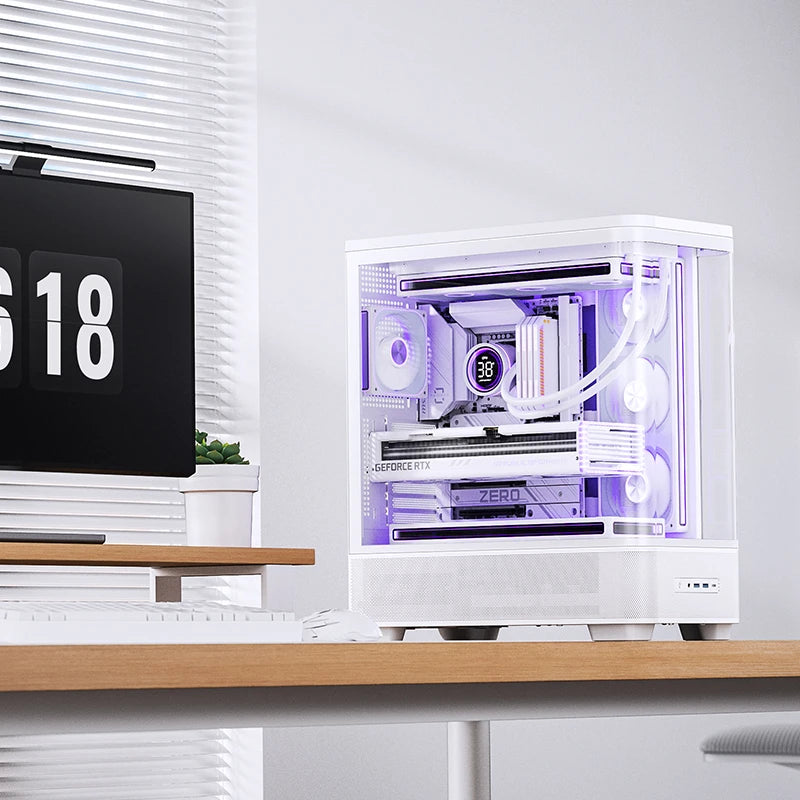 Jonsbo TK-5 caja ATX de torre media - Blanco