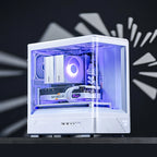 Jonsbo D200 Midi-Tower Caja gaming mATX - Blanco