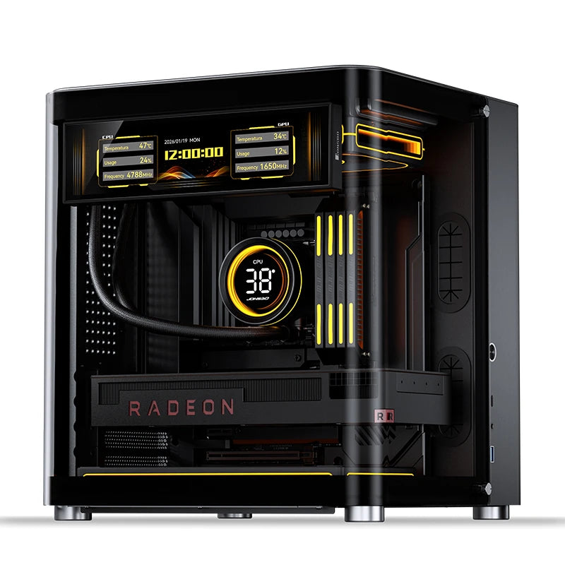 Jonsbo DS916 pantalla IPS 9 con montaje en caja - Negro
