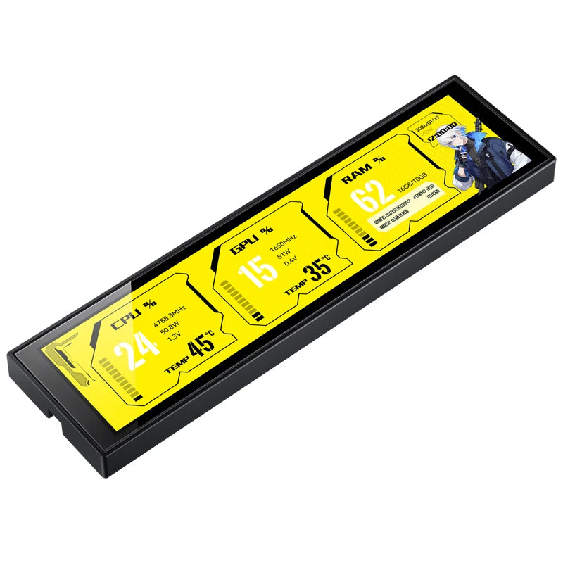 Jonsbo DS916 pantalla IPS 9 con montaje en caja - Negro