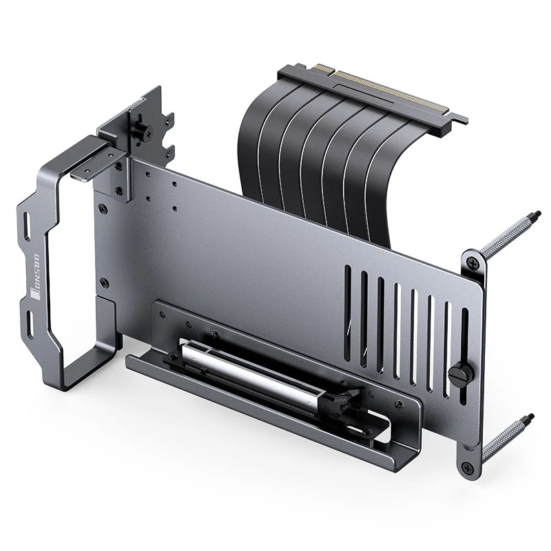 Jonsbo A50 Soporte Vertical para GPU con Cable Riser PCIe 5.0 - Gris