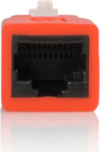 Startech C6CROSSOVER - Adaptador de cruce, RJ-45 (M) a RJ-45 (H), CAT 6, rojo (4)