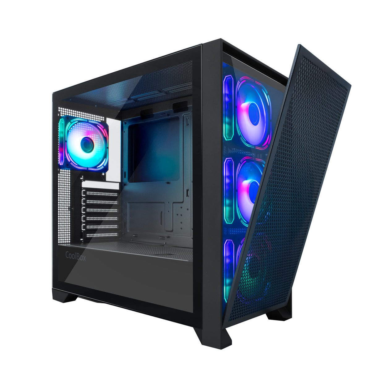 CoolBox GE2000 DualView Torre Negro