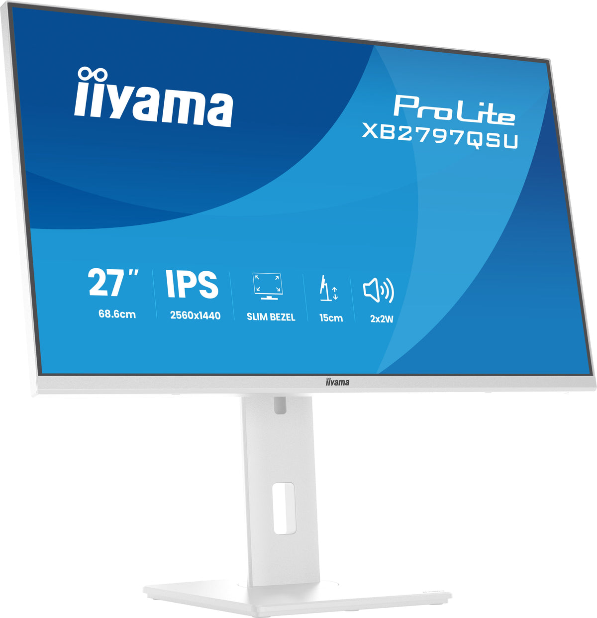 iiyama ProLite XB2797QSU-W1 pantalla para PC 68,6 cm (27") 2560 x 1440 Pixeles Quad HD LED Blanco (8)