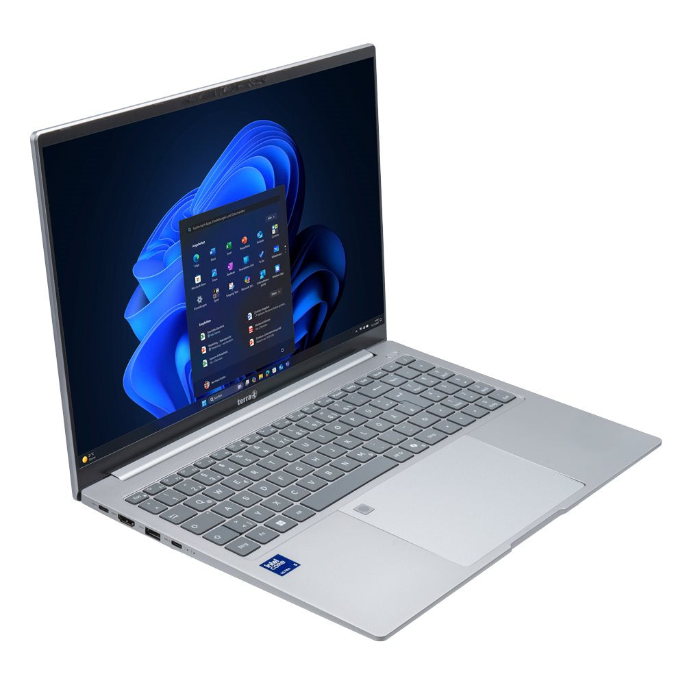 TERRA MOBILE 1552 Intel Core Ultra 5 125U Portátil 38,9 cm (15.3") WUXGA 16 GB DDR5-SDRAM 500 GB Wi-Fi 6E (802.11ax) Windows 11 Pro Plata Alemán (3)