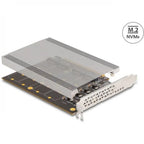 DeLOCK Tarjeta PCIe x16 4 x M.2 NVMe Key 90210 (3)