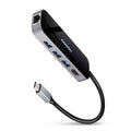 Axagon HMC-6GL base para portátil y replicador de puertos Alámbrico USB 3.2 Gen 1 (3.1 Gen 1) Type-C Negro, Gris