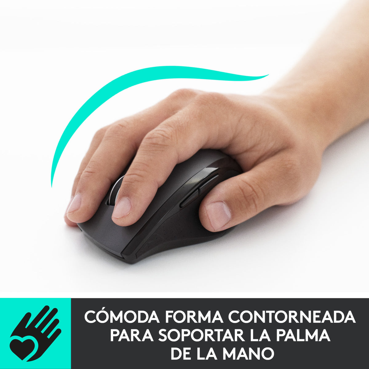 Logitech Marathon M705 ratón Oficina Mano derecha RF inalámbrico Óptico 1000 DPI (9)