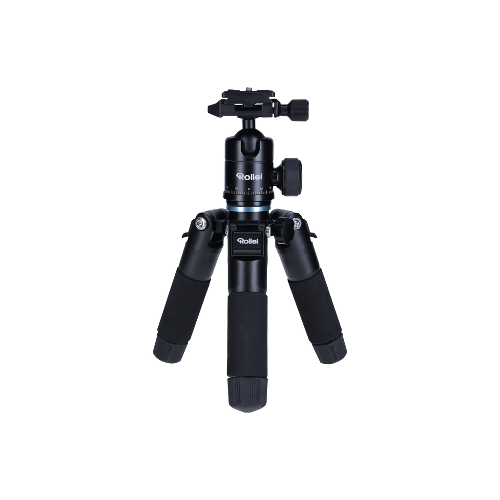 Trípode Rollei M5-Mini para cámaras digitales/de cine 3 patas Negro, Azul