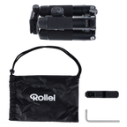 Trípode Rollei M5-Mini para cámaras digitales/de cine 3 patas Negro, Azul