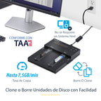StarTech.com SM2DUPE11 duplicador de datos y soporte Duplicador de HDD/ SSD (discos duros/unidades de estado sólido) Negro 1 copias (9)