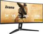 iiyama G-MASTER GCB3486WQSCP-B1 pantalla para PC 86,4 cm (34") 3440 x 1440 Pixeles UltraWide Quad HD Negro (5)